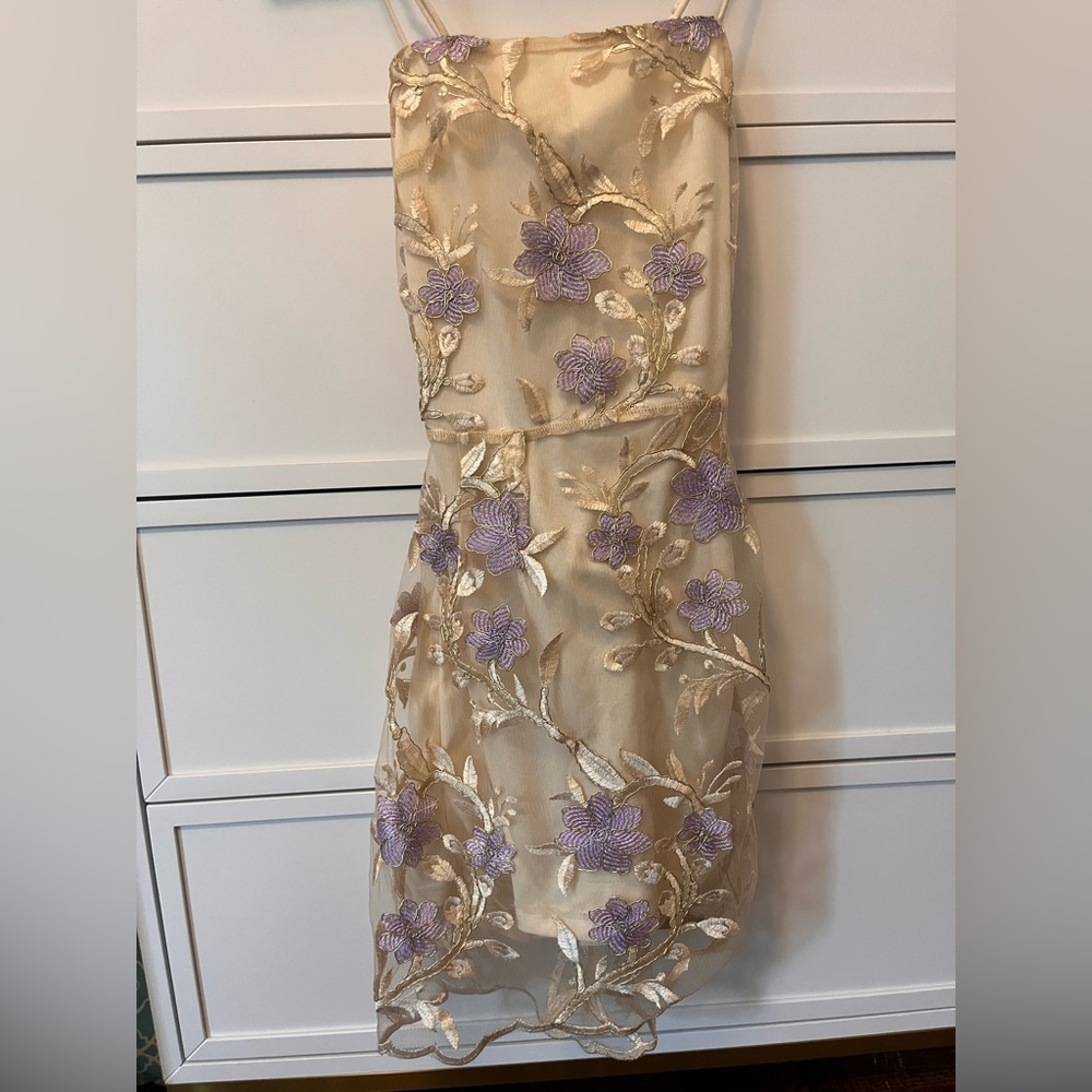 Floral mini dress